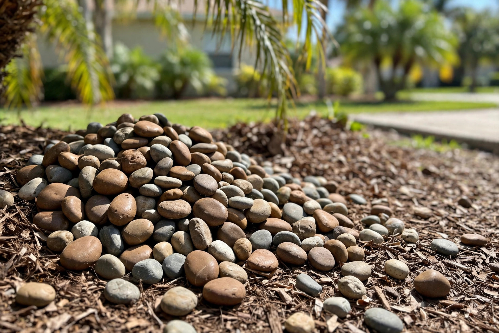 River Rock (1-2 inch and 3-5 inch)